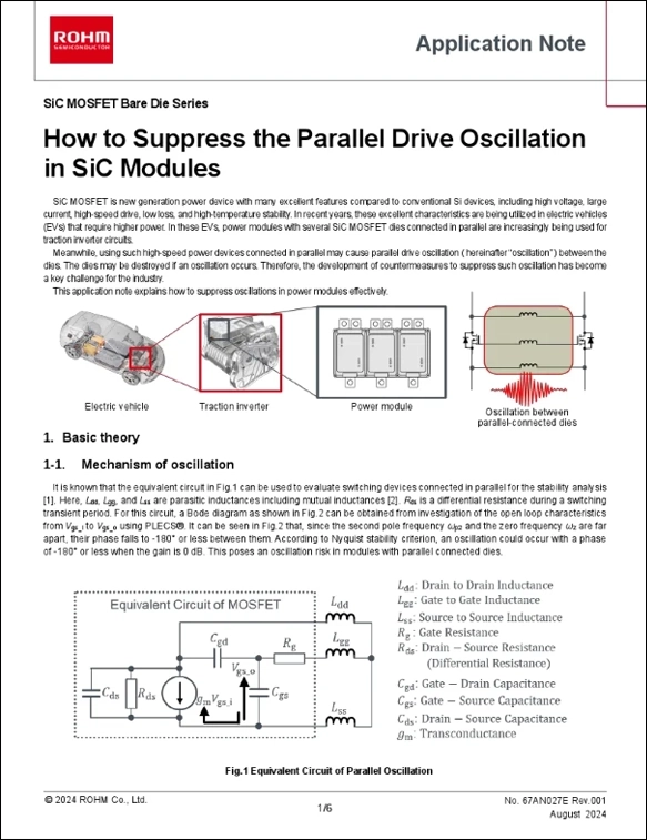 SiC MOSFET Application Note