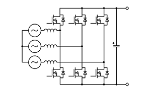 3-phase 2-level full bridge PFC (Bidirectional)