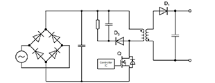 Single-end Flyback with RCD snubber  (Controller IC version)