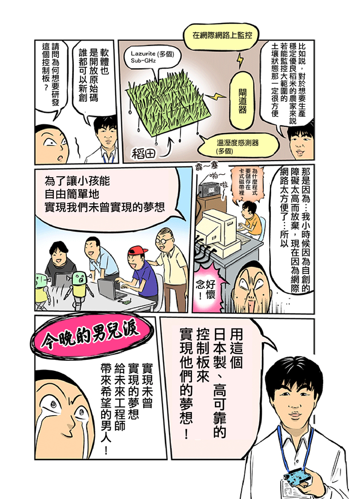 為ROHM流下男兒淚 第8集 Lazurite 微控制器板篇