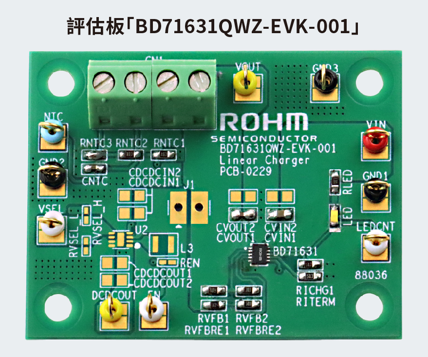 評価ボード「BD71631QWZ-EVK-001」